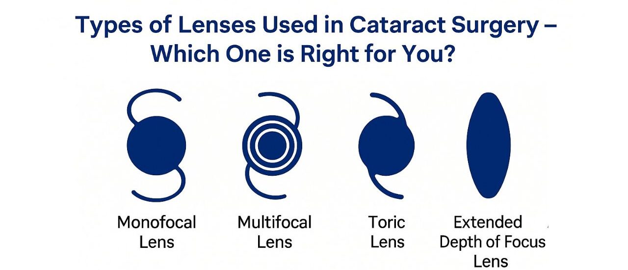 Intraocular lens options used in cataract surgery for improved vision clarity – RK Eye Centre Chennai