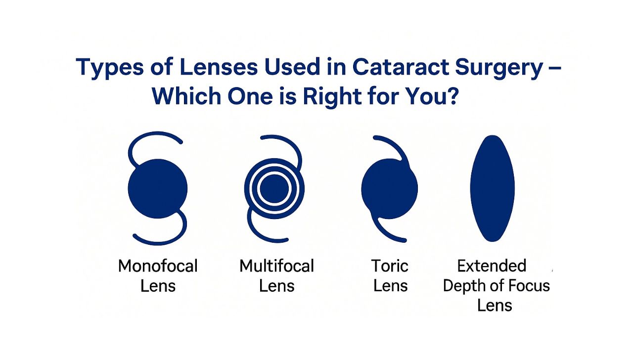 Intraocular lens options used in cataract surgery for improved vision clarity – RK Eye Centre Chennai