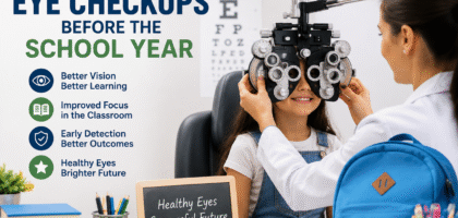 Importance of Eye Checkups Before the School Year: Why Every Child Needs One