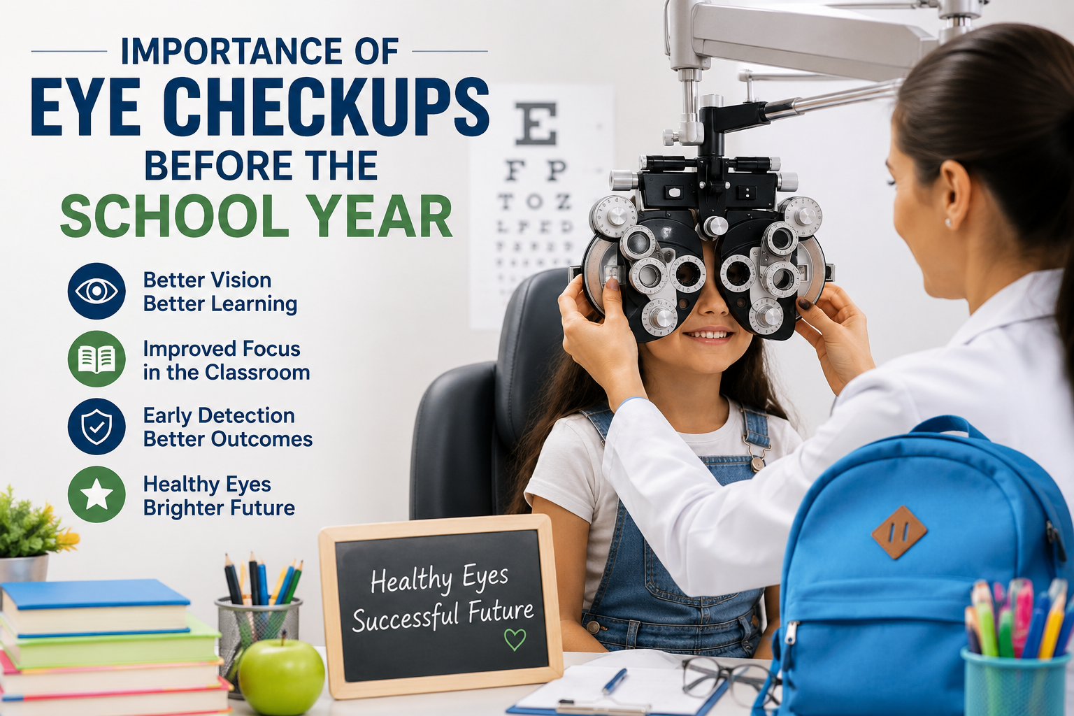 Importance of Eye Checkups Before the School Year: Why Every Child Needs One