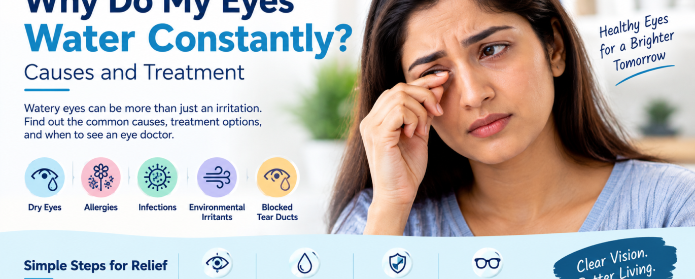 Why do my eyes water constantly? Common causes and treatment options